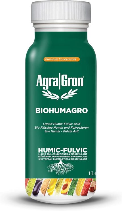 BioHumagro Leonardit Menşeili Hümik Fülvik - AgraGron BioHumagro 1 Lt. Organik Toprak Düzenleyici