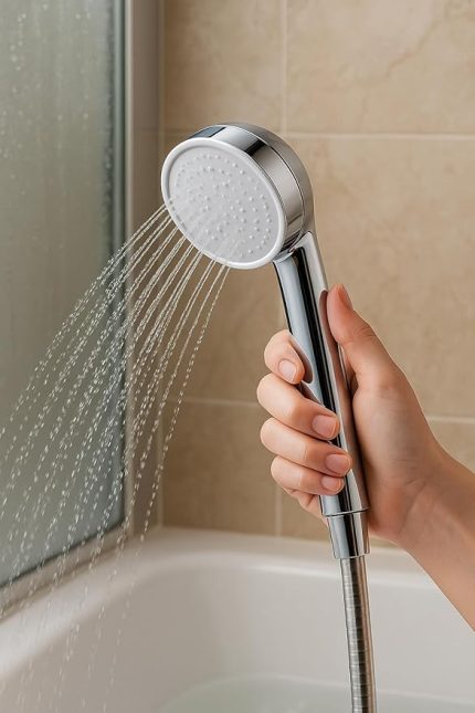 Store Duş Başlığı – Su Tasarruflu, Basınçlı, Geniş Sprey Alanlı