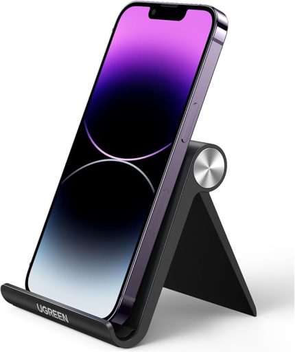 Çok Açılı Masaüstü Telefon Standı Siyah