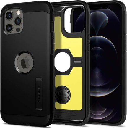 iPhone 12 Pro Max Kılıf Tough Armor Black - ACS01626
