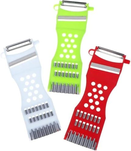 5 in 1 Çok Fonksiyonlu Sebze Meyve Soyucu Dilimleyici 5 in 1 Rende Sarımsak Ezici