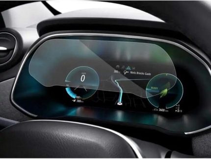 Case Dijital Gösterge 9H Nano Ekran Koruyucu 2023-2024 Renault Clio ile uyumlu