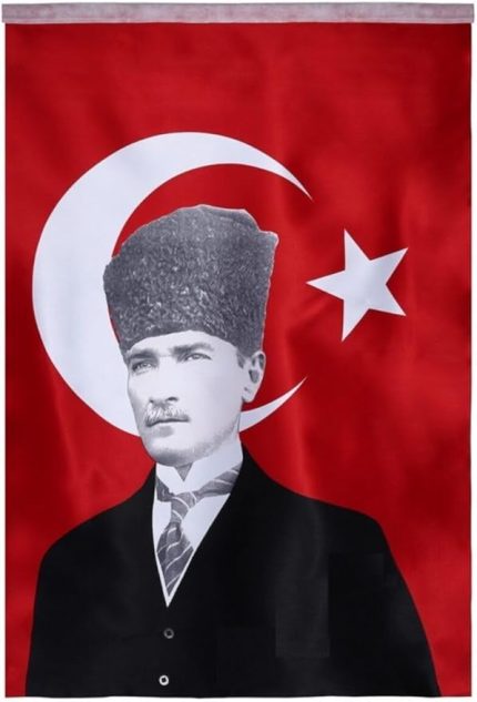 Sanat Atatürklü Türk Bayrağı 135/180