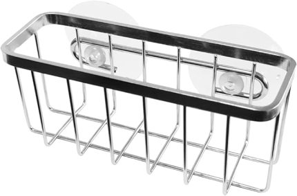 Süngerlik Paslanmaz Çelik Lavabo Sepeti Sorage Braket Paslanmaz Su Geçirmez Sıvı Damlalıklı Raf