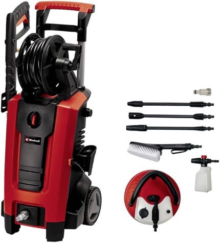 Yüksek Basınçlı Yıkama Makinesi TE-HP 170 (2.300 W, maks. 170 bar, modüler hızlı bağlantı sistemi, yüksek basınç hortumu, tabanca, lans, çeşitli nozullar, fırça, sprey kabı dahil) - 4140770