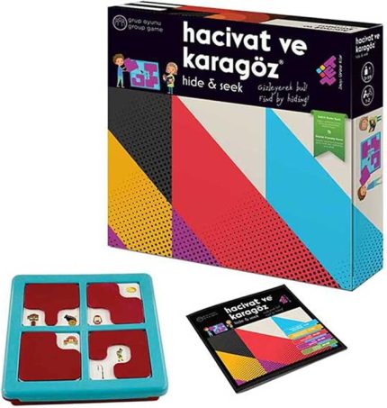 Zeka HACİVAT ve KARAGÖZ Hide & Find Oyunu 3+ Yaş 1+ Oyuncu