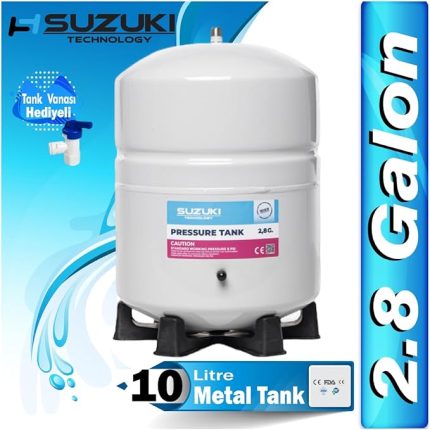Su Arıtma Deposu,Su Arıtma Tankı(2.8 Galon) 10 Litre Metal Tank