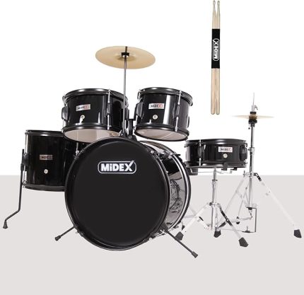 CD500X-BK Akustik Çocuk Baterisi Davulu Seti 5-18 Yaş İçin Full Set