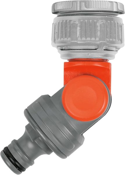 Açılı musluk parçası: 26,5 mm (G 3/4 inç) 33,3 mm (G 1 inç) dişli ve 21 mm (G 1/2 inç) - musluk için bağlantı 26,5 mm (G 3/4 inç) dişli (2999-20)