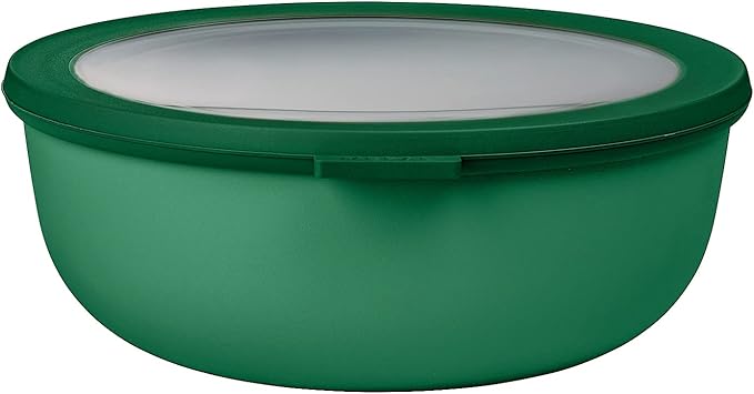 - Multi Bowl Cirqula Round - Kapaklı Saklama Kabı - Buzdolabı için hava geçirmez saklama kutusu ve mikrodalga fırın kabı olarak uygundur - 2250 ml - Canlı Mavi