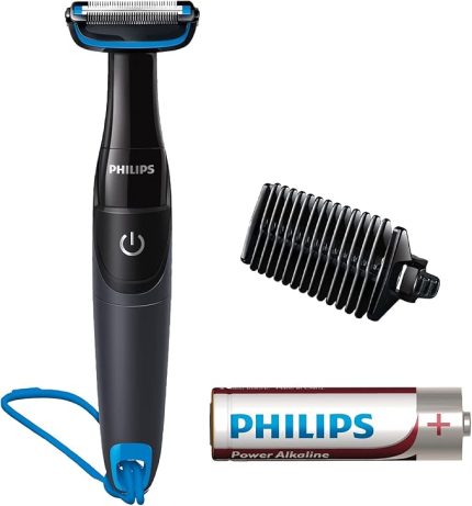 Bodygroom Series 1000 su geçirmez vücut bakım makinesi, pille çalışır (model BG1024/16)