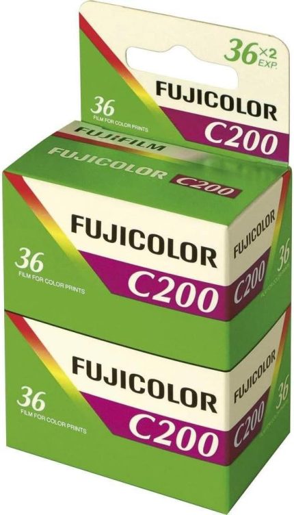 Fuji 200-135 renkli negatif film (36 çekim, 2'li paket)