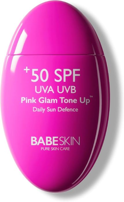 Ton Eşitleyici, Aydınlatıcı,Leke Karşıtı, Yüz Güneş Kremi, Pink Glam Tone Up, +50 Spf, 50ml, Tüm Ciltler