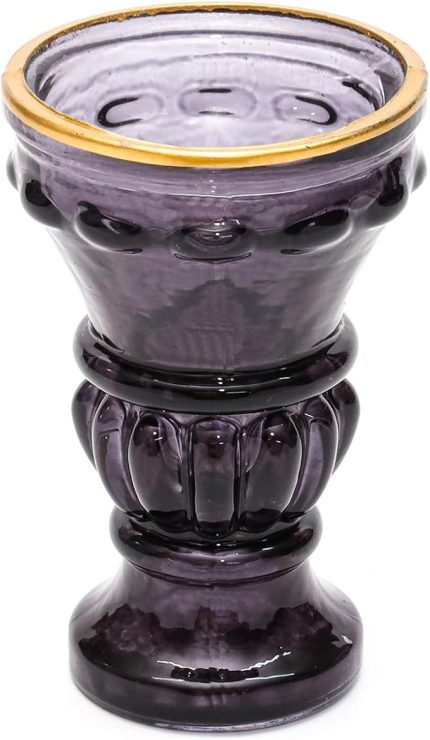 Detaylı Antrasit Kristal Cam Şamdan Mumluk