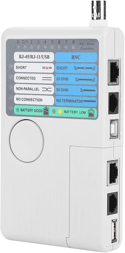 Ağ Kablosu Test Cihazı Tel Halat Için Rj45 Test Cihazı, Lan Usb Rj11 Lan Ağ Stp Bnc Için Sensör, Lan Rj45 Rj11 Cat5 Cat6 Ağ Kablosu Test Cihazları Için Ağ Kablosu Test Cihazı