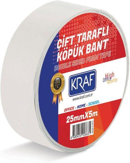 Çift Tarafli Köpük Bant 25Mmx5M 5025G