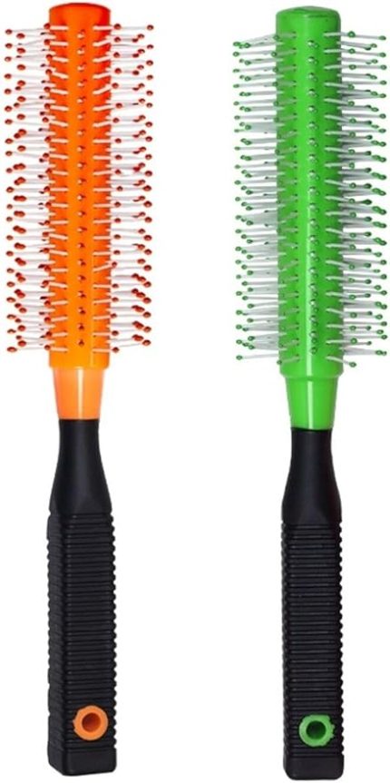 Bergama Saç Fırçası Yuvarlak Kutulu