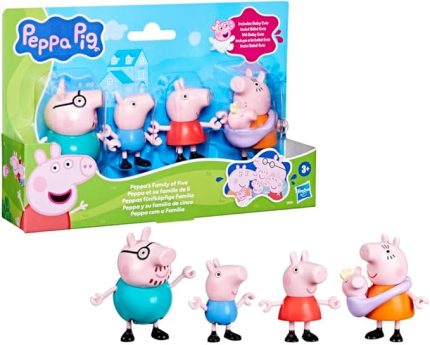Pig Peppa'nın Beş Kişilik Ailesi Figür Seti