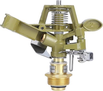 inç çim fıskiyesi, darbeli fıskiye, dairesel fıskiye, sulama fıskiyesi, 360° metal çim fıskiyesi, sulama sistemi, bahçe sulama sistemi adaptörü