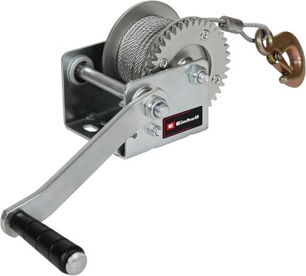 El Vinci TC-WI 500 (maks. taşıma kapasitesi 500 kg, 10 metre uzunluğunda bükülmez çelik halat, geri dönüş kilidi, yumuşak tutma sapı, emniyet kapaklı güvenlik yük kancası dahil) - 2260160