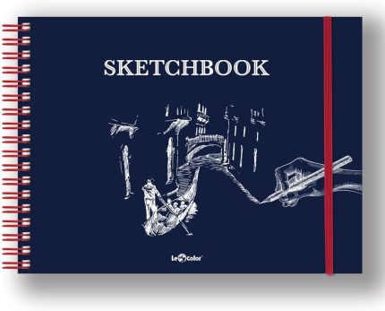 COLOR Çizim Eskiz Defteri Spiralli 120 gr. Lacivert