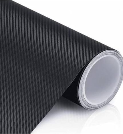 Siyah Hava Kanallı Karbon Folyo 50 Cm,3 Metre