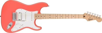 Squier Stratocaster HSS MN Tahiti Mercan - Elektro Gitar
