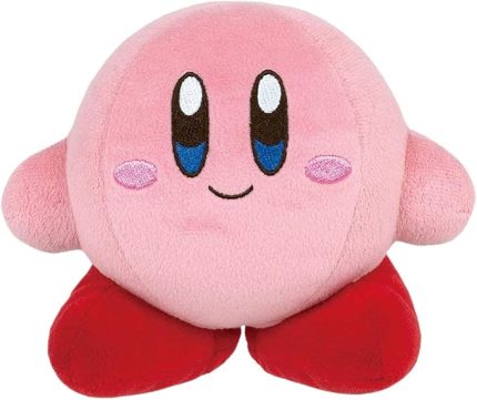 MARIO KP01UK Kirby Sanei Resmi Lisanslı Peluş Ürün, Çok Renkli