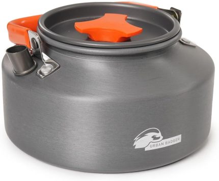 Badger Eost 1,1 Lt Kamp Çaydanlığı, Hafif Alüminyum Alaşımlı Gıda Sınıfı Çaydanlık