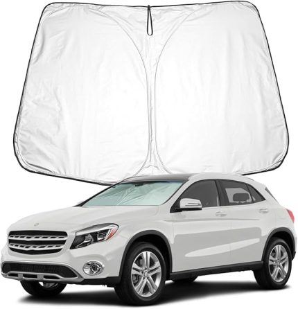 W177 Güneş Siperliği Mercedes Benz A Sınıfı W177 GLA EQA GLB EQB 2013-2023 ile Uyumlu Ön Cam W177 için Ön Cam Ön Cam Engellenmiş Güneşlik UV Örtüsü