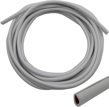 Araç kenarı koruma çıtası, 5 m, gri, araç kenarı kaplaması, araç kapısı kenar koruması, U şeklinde araç kanadı, kapı kenarı koruması, SUV Limuzin MPV ve çoğu model için uygundur