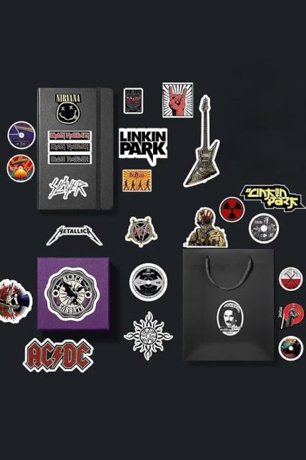Metal sticker paketi/bullet journal defter çıkartma ajanda laptop etiket 2