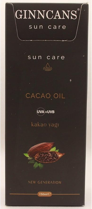 & COSMETICS by GINNCANS SUN GÜNEŞ KORUYUCU KREM SPF+15 UVA+UVB BRONZLAŞTIRICI VE KORUYUCU KAKAO YAĞI 150ML