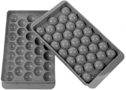 Küre Buz Kalıbı 33 Adet (Siyah)