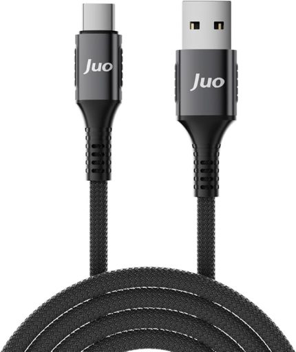 66W USB-A to Type-C Örgülü Hızlı Şarj ve Data Kablosu 1 Metre