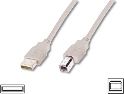 AK-300102-030-E 3M USB2.0 TYPE-A TO TYPE-B KABLO BEYAZ