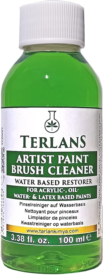 Sanatsal Boya ve Fırça Temizleyici 100 ml - Yağlı ve Akrilik Boya Temizleyici - Artist Brush Cleaner