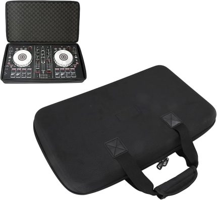 DJ Controller Sert Kasa, EVA Koruyucu Taşıma Çantası Şok Emici Köpük Astar Ve Parlak iç Mekan, Öncü DDJ FLX4 DDJ RB 2 Kanal Denetleyicileri (50 * 30 * 8cm)