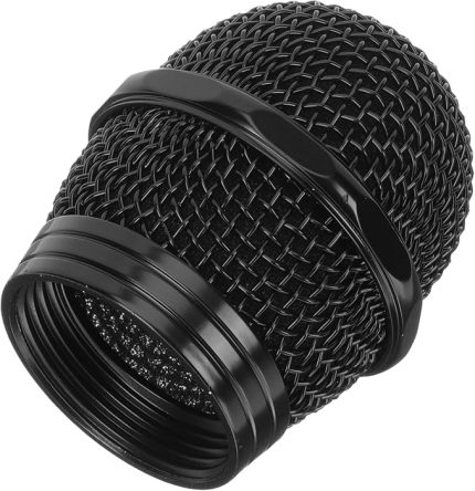 Ktv Kablosuz Mikrofon Parçaları Için Mikrofon Filtresi Için Mikrofon Kapağı Yedek Metal Örgü Izgara