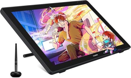Kamvas 24 Plus Grafik Tablet 23.8 inç Ekran ile Tam Lamine QD LCD Ekran 140% SRGB Android Desteği Pilsüz Stylus 8192 Kalem Basıncı