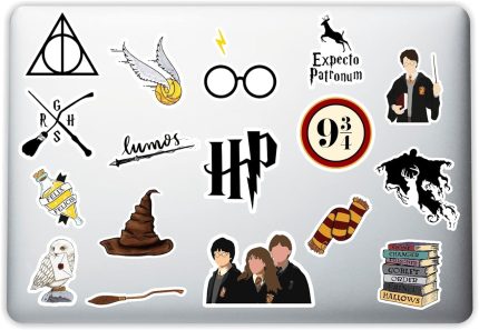 Aksesuar Harry Potter Dekoratif Laptop Notebook Tablet Telefon Sticker Set 012