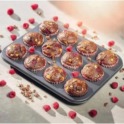 Yanmaz Yapışmaz Muffin Kalıbı, 12'li Set