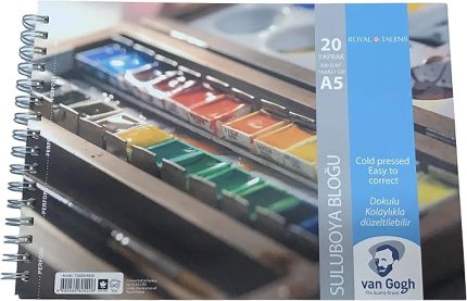 GOGH SULUBOYA BLOĞU 300 GR A5 20 YAPRAK SPİRALLİ