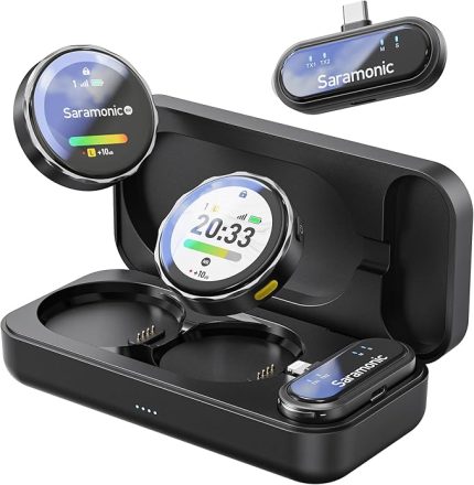 BlinkMe U2 Kablosuz Yaka Mikrofonu, Android Tip C Akıllı Telefon iPhone 15 Gürültü Engelleme, 8 Saat Pil, 100 m İletim, Canlı Akış Video Kaydı için Kablosuz Yaka Mikrofon