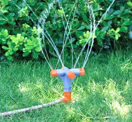 Dönerli Bahçe Sulama Fıskiye - Normal 4'lü Sprink