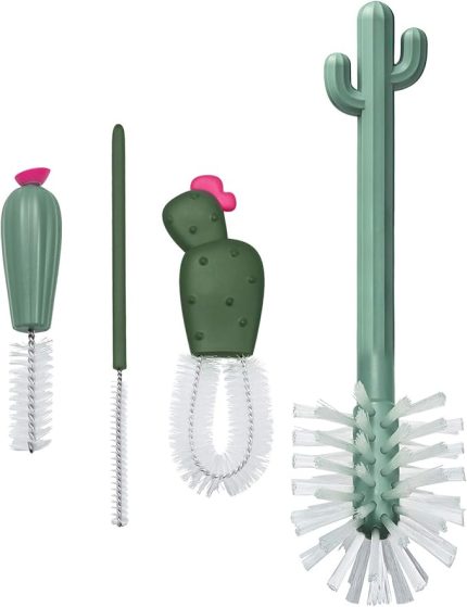 Yedek Kaktüs Şişesi Temizleme Fırçası Seti, Çoklu