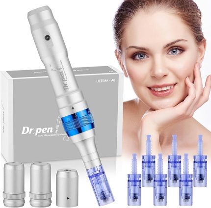 BEAUTY Profesyonel Microneedling Derma Kalem Dr.Pen Ultima A6, DermaPen Kiti Cilt Bakımı için - 6 paket Kartuş - (6x36 Pin).0,25 mm