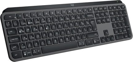 MX Keys S Kablosuz Klavye, Düşük Profil, Akıcı Hassas Sessiz Yazma, Programlanabilir Tuşlar, Arkadan Aydınlatma, Bluetooth, USB C Şarj Edilebilir, Windows, Linux, Chrome, Mac, Türkçe Q, Siyah