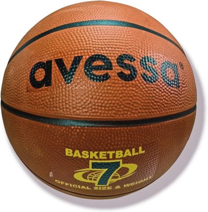 Kauçuk Basketbol Topu, 7 No, Yetişkin, 530 Gr, Turuncu, BRC-7T