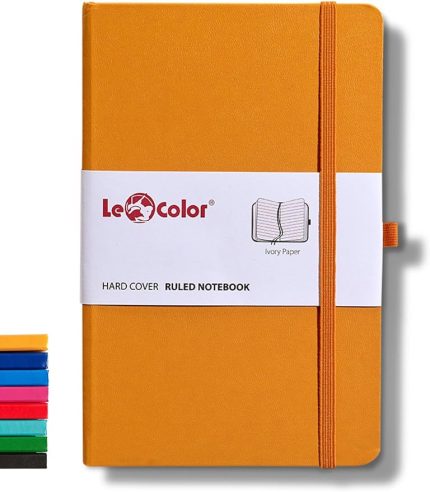 COLOR Tarihsiz Klasik Defter Rec Note 13x21 Çizgili Turuncu